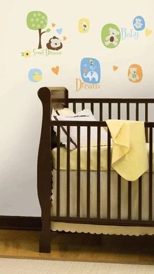 Современные настенные наклейки RoomMates Baby Peel & Stick 25 карат съемные и сменные - Изображение 1 из 2