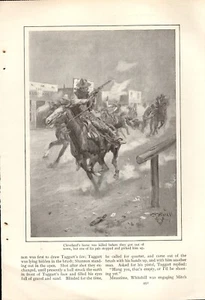 Ilustración Russell (el caballo de Cleveland fue asesinado) 1907 - Imagen 1 de 1