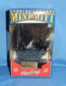 Guanto mini guanto Rawlings in vera pelle Randy Johnson The Big Unit #51 in scatola - Foto 1 di 8