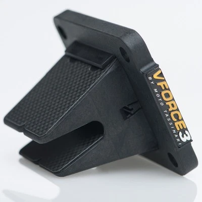 Válvula de 3 cañas V-Force Kawasaki KX 80/85/100/112 jaula/bloque fibra de carbono V384A Foto 1 de 4