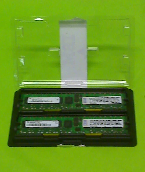 2 x Infineon RAM Bausteine Arbeitsspeicher 1GB HYS72T128000HR-5-A - Bild 1 von 1