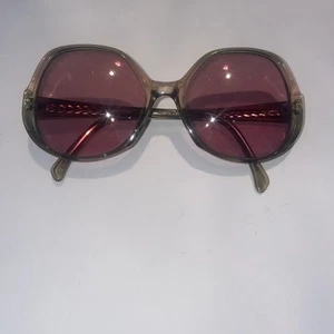 Eye Mystique By Univis. Vintage German Made Rose Large Lenses Sunglasses NM!! - Picture 1 of 20