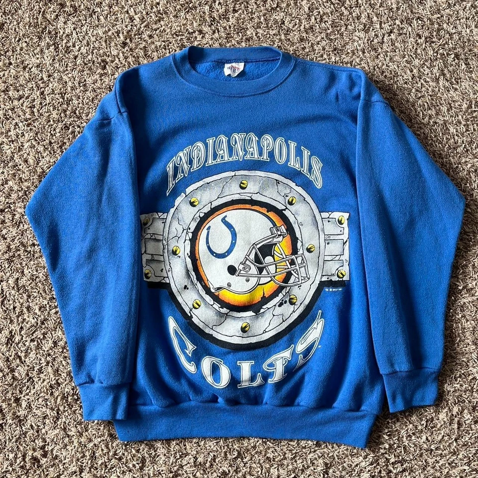NFL Indianapolis Colts logo Vintage graphic crewneck sweatshirt KV39259 - Image 1 of 1