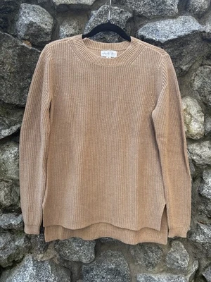 Suéter NY Laundry 100 % algodón look años 90 pulóver color caqui tostado Foto 1 de 4