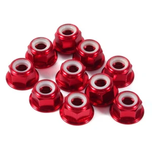 Juego de 10 tuercas de bloqueo hexagonal de aleación de aluminio con inserción de nailon anodizado M5 RPGV - Imagen 1 de 3