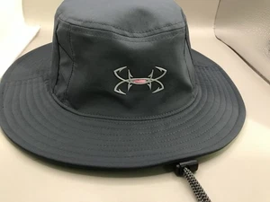 Under Armor Bucket Hat With Adjustable Chin Strap Gray - Picture 1 of 7