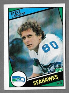 STEVE LARGENT 1984 TOPPS !!! CARD #196 SEAHAWKS - Picture 1 of 2