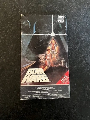 Star Wars VHS 1977 Original 1984 Release CBS FOX Hi-Fi Red Label VG - Image 1 of 4