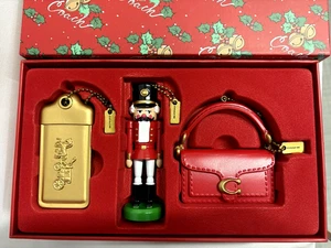 Kutsche Ornament Anhänger Weihnachtskutsche Nussknacker Tasche mit Box - Bild 1 von 13