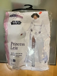 Secret Wishes Star Wars Princess Leia Adult S Costume Complete - Picture 1 of 8