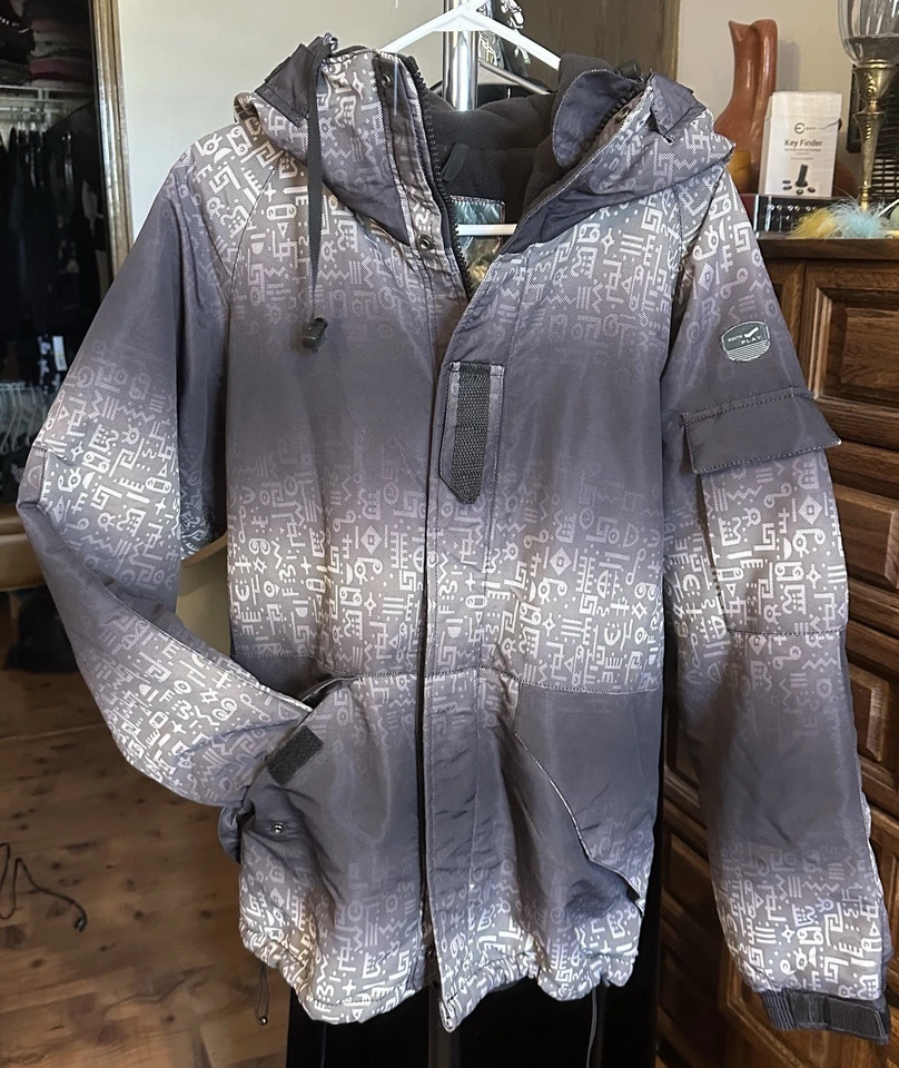 South Play SP Snowboard Ski Jacket Gray Parka Military Clothing (L) - Image 1 of 4