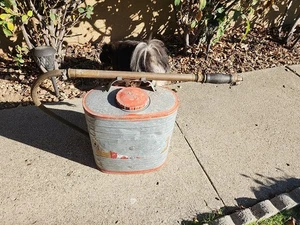 Vintage D.B. Smith Indian Rucksackbürste Feuerlöscher Handpumpe - Bild 1 von 8
