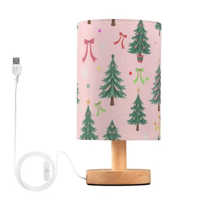 Árboles de Navidad Rosa Arco Lámpara de Mesa Dormitorio Mesita de Noche Lectura Lámparas de Escritorio... Foto 1 de 4