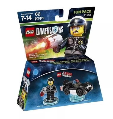 LEGO Dimensions Bad Cop & Police Car Fun Pack 71213 Factory Sealed  1 Minifigure - Image 1 of 2