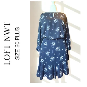 Loft Damen Blumen Bluse & Rock Set-Größe 20-Neu mit Etikett (ursprünglich 114 $) - Bild 1 von 3