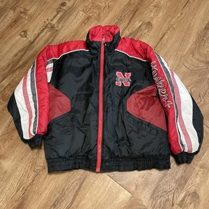 Vintage Pro Player Nebraska Cornhuskers Coat Reversible XL NCAA Football Huskers - Picture 1 of 15