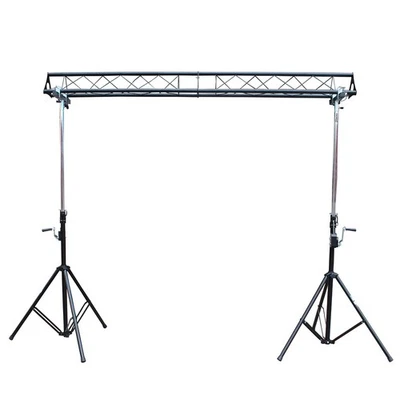 15' Wide Crank Triangular Trussing Mobile DJ Lighting Truss System Triangle i... - Image 1 of 4