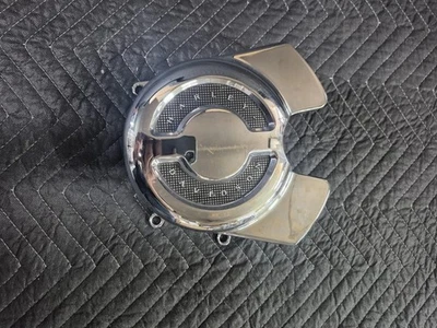 2002-2006 Harley Davidson V-rod Vrod Engine Motor Front Pulley Side Cover - Image 1 of 4