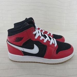Scarpe sneakers Nike Youth Air Jordan 1 Mid SE Natale ragazzo DQ8418-006 taglia 7 anni - Foto 1 di 12