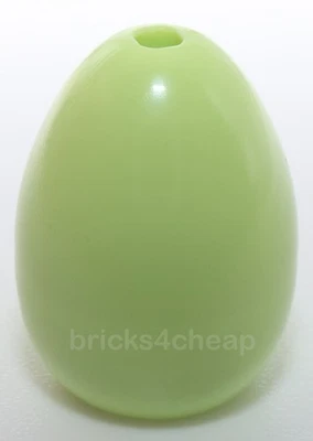 Lego Yellowish Green Egg with Small Pin Hole - Image 1 of 2