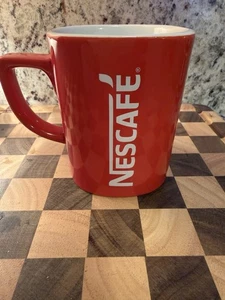 Nestle Nescafe Rot Kaffeebecher Teetasse 11 Unzen - Neu Geschenk - Bild 1 von 3
