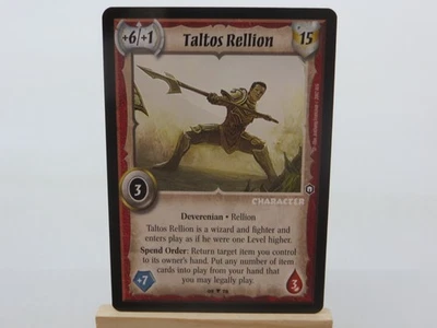 WARLORD Saga of the Storm CCG Character Card TALTOS RELLION 05/78 #1016 - Image 1 of 2