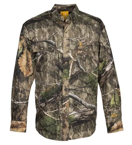 BROWNING 3017802803 Men's LG Wasatch CB Mossy Oak Break-Up DNA Camo Hunt Shirt - Picture 1 of 2