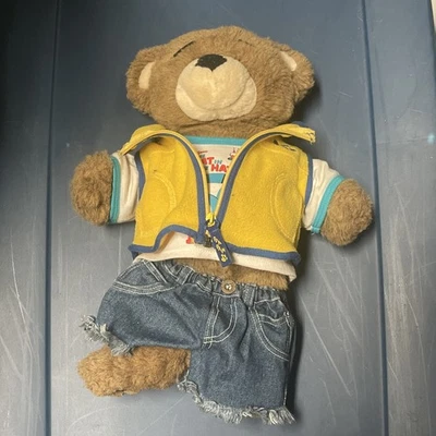 Build A Bear Workshop Bearemy Plush Teddy Bear 15" With Cat In The Hat 50th - Image 1 of 4