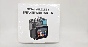 Portable Bluetooth Speaker with 2" Touch Screen HD Sound Wireless Stereo Speaker - Picture 1 of 9