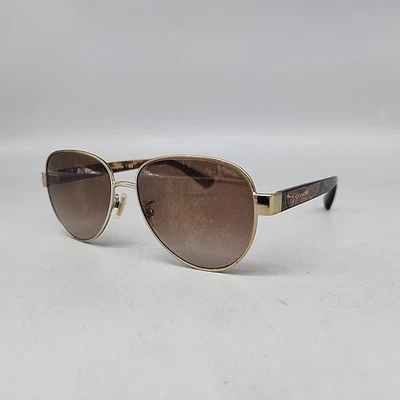 Gafas de sol Coach Aviator 900513 Oro Claro Brillante 57 15 140 HC7111 ARAÑAZOS Foto 1 de 4
