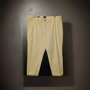 Talbots Relaxed Chino Hose Damen 14 Gelb Mid Rise Top Zustand - Bild 1 von 7
