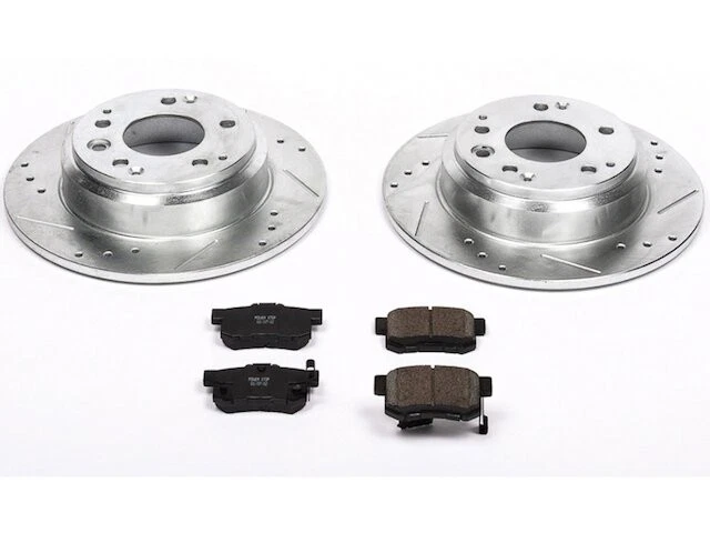 Rear Brake Pad and Rotor Kit 41WMWN45 for Isuzu Oasis 1996 1997 1998 1999 - Image 1 of 1