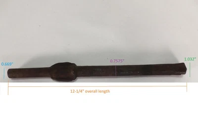 Heavy Duty Bit for Air Pneumatic Jack Hammer Tool Phillips Head Type 12-1/4" - Image 1 of 4