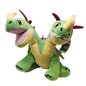 NEW Build A Bear How to Train Your Dragon Barf Belch Green Two Headed Plush 15” - Picture 1 of 6
