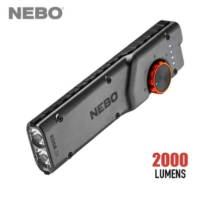 NEBO Lumens Pocket Light Edge 2K 25 Hr Run Time 2000 Lumens Strobe NEW