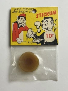 Vintage Fun Inc 1955 Stickum Novedad Mordaza Truco Broma - Imagen 1 de 2
