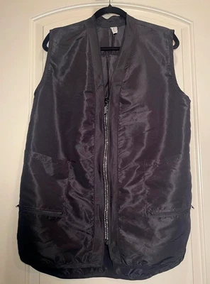 Chaleco de salón Betty Dain Glitz con cremallera brillante de diamantes de imitación talla M/L Foto 1 de 4