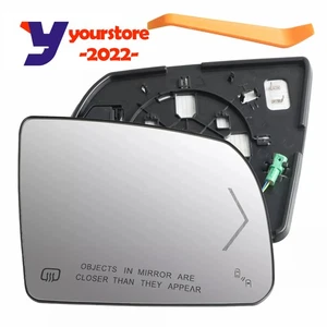Passenger Heated Mirror Glass with Integrated BSM Signal For 14-17 Toyota Tundra - Bild 1 von 12