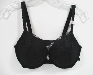 - Neu mit Etikett Victoria's Secret ausgefallener Push-up-BH mit Schnürung Größe 36D schwarz - Bild 1 von 6