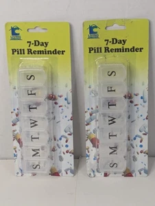7 Day Pill Reminder - Set Of 2 - NEW - Picture 1 of 3