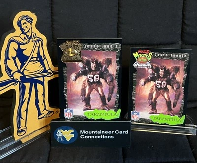JESSEE TUGGLE 1994 COKE MONSTERS OF GRIDIRON #2 “Tarantula” Base & GOLD (READ) - Image 1 of 4