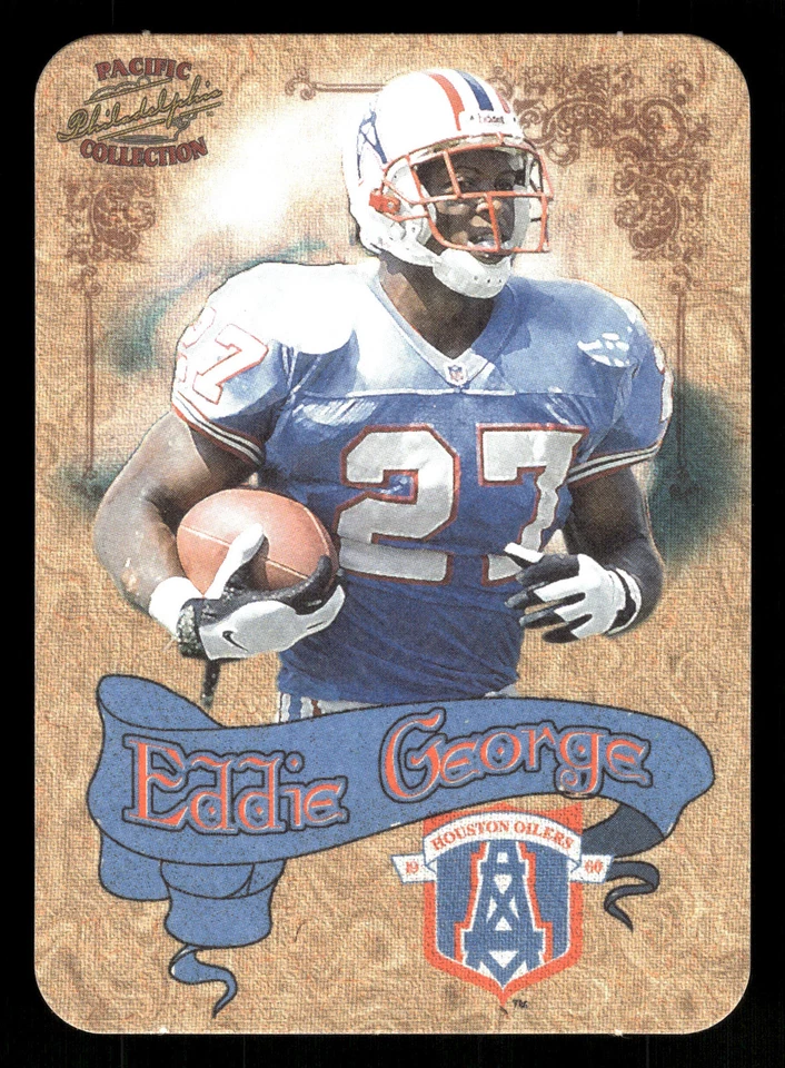 Eddie George 1997 Pacific Philadelphia #14 Photoengravings Houston Oilers - Image 1 of 2