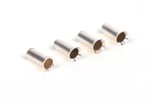 VERSILBERTE ÜBER KUPFERKABEL CRIMPHÜLSEN FÜR NETZ- UND AUDIOKABEL | 8 MM - Bild 1 von 1