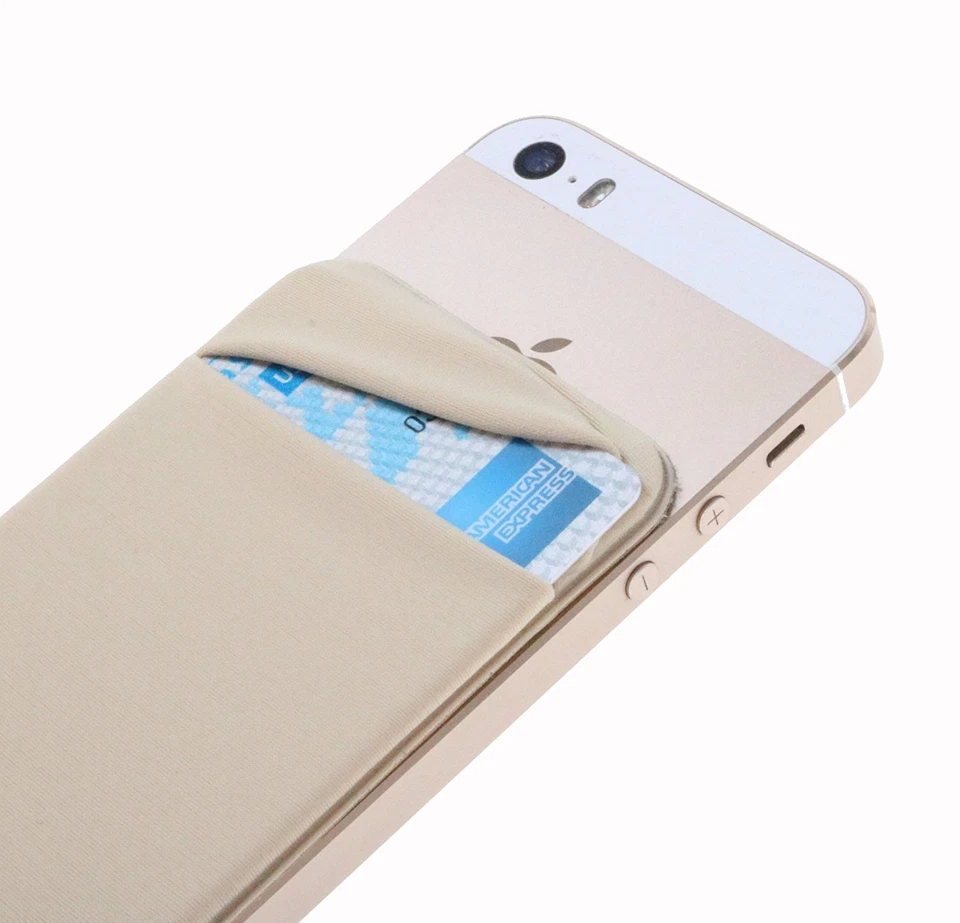 Bolsillo Adhesivo Universal - Cartera Adhesiva Portatarjetas Estuche para Teléfono Celular Foto 1 de 1