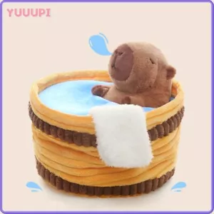 Capybara Plüschtier Badewanne Capibara Plushie 16cm Heimdekoration - Bild 1 von 6