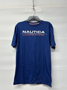 Women’s Nautica Competition Navy Logo T-Shirt Size 8 Brand New - Picture 1 of 3