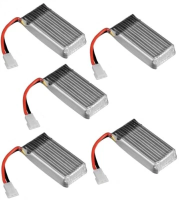 Estes Dart H107-A24 Battery 3.7v 380mAh 25c Li-Po RC 20mm x 39mm x 5 Pack - Image 1 of 3