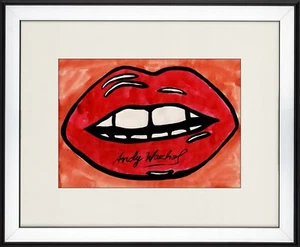 ANDY WARHOL - OLD WATERCOLOR + POP ART ARTIST !!! - Picture 1 of 2