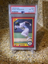 1990 Rickey Henderson PSA 8 Score NM-Mt #360