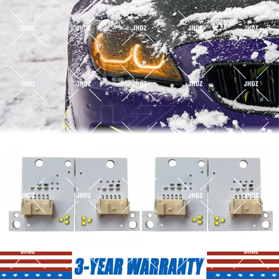 AMBER ANGEL EYE DRL LED BOARD FOR BMW M6 640i 650i 640iX 650iX LCI 2016-2019 - Image 1 of 1